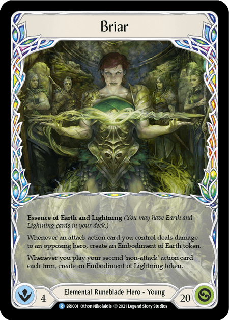 Briar [BRI001] (Tales of Aria Briar Blitz Deck)  1st Edition Rainbow Foil | Good Games Adelaide SA