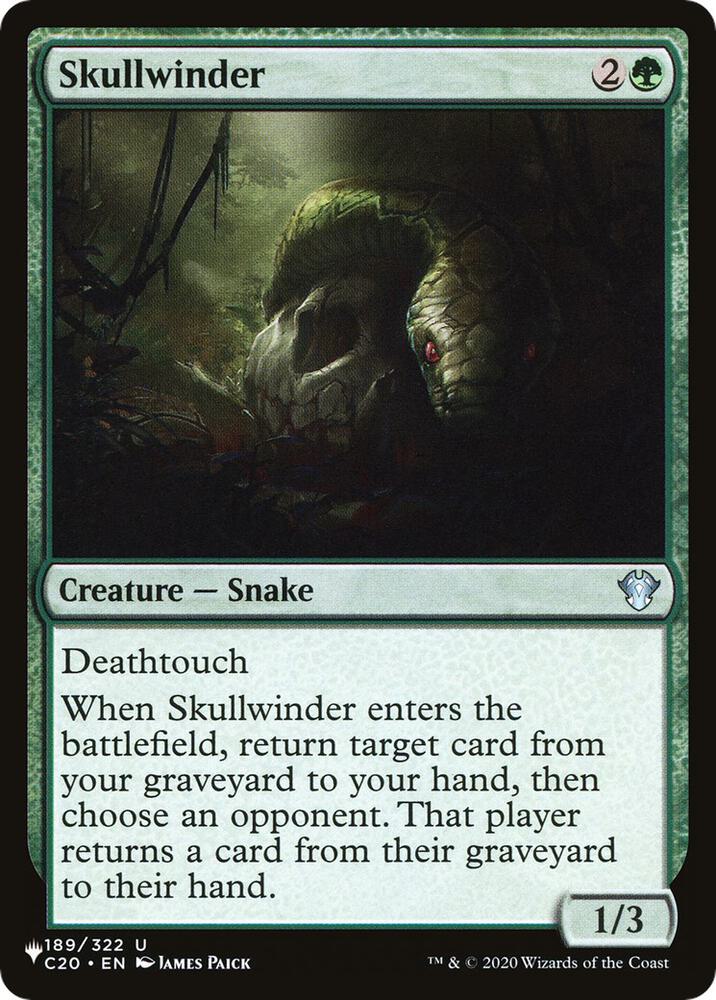 Skullwinder 189/322 (The List Reprints)  | Good Games Adelaide SA