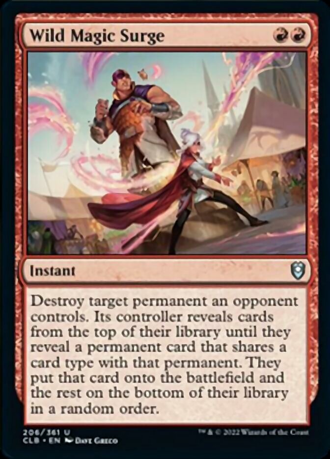 Wild Magic Surge [Commander Legends: Battle for Baldur's Gate] | Good Games Adelaide SA