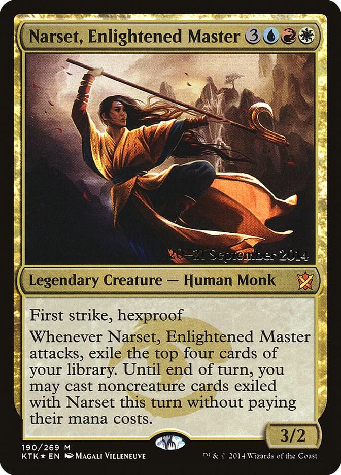 Narset Enlightened Master 190 (Prerelease Cards)  - Foil | Good Games Adelaide SA