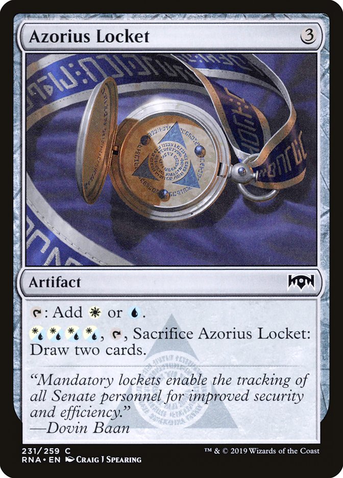 Azorius Locket [Ravnica Allegiance] | Good Games Adelaide SA