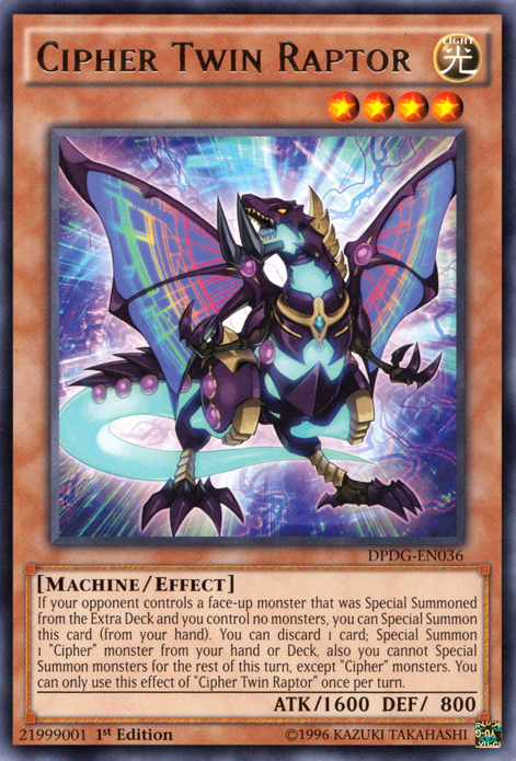 Cipher Twin Raptor [DPDG-EN036] Rare | Good Games Adelaide SA