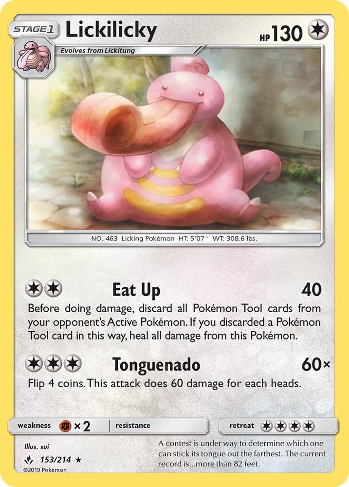 Lickilicky 153/214 (SM - Unbroken Bonds)  | Good Games Adelaide SA