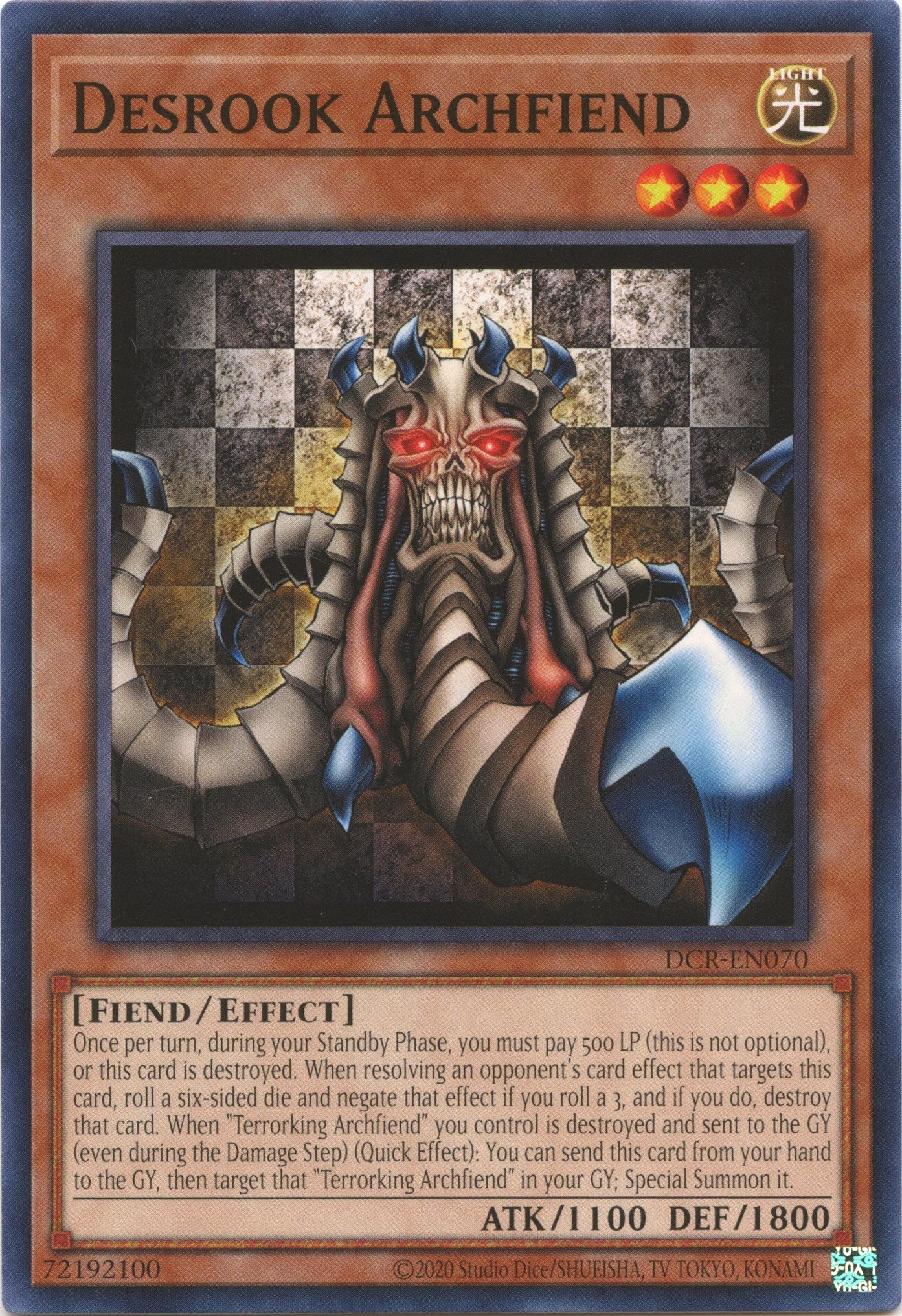 Desrook Archfiend (25th Anniversary) [DCR-EN070] Common | Good Games Adelaide SA