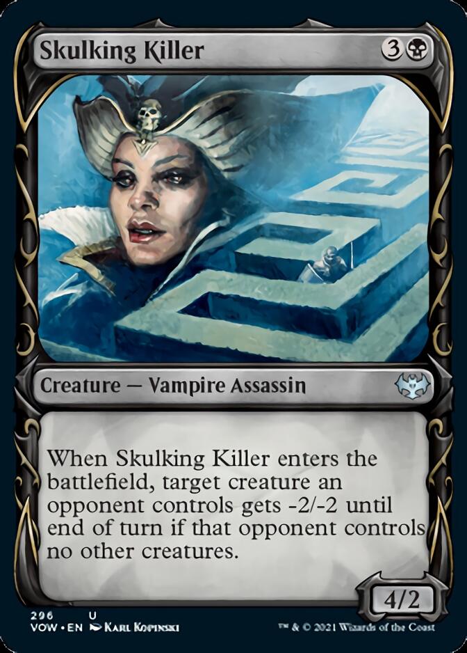 Skulking Killer (Showcase Fang Frame) [Innistrad: Crimson Vow] | Good Games Adelaide SA