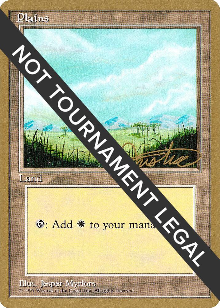 Plains B 1996 Mark Justice 4ED  (World Championship Decks)  | Good Games Adelaide SA