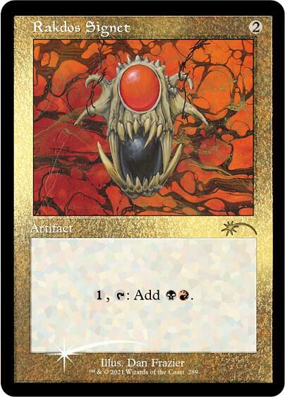 Rakdos Signet Foil Etched 289 (Secret Lair Drop Series)  - Foil | Good Games Adelaide SA