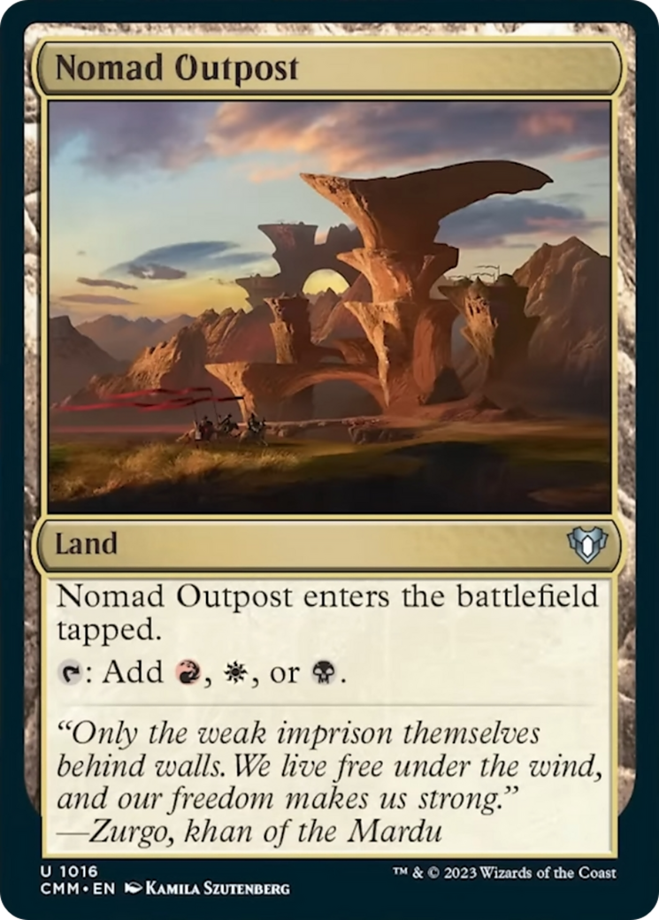 Nomad Outpost [Commander Masters] | Good Games Adelaide SA