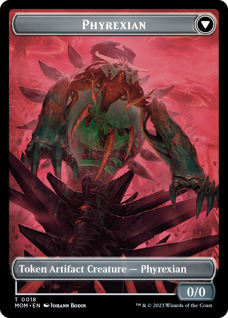 Incubator // Phyrexian (18) Double-Sided Token [March of the Machine Tokens] | Good Games Adelaide SA