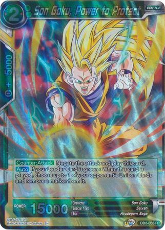 Son Goku, Power to Protect [DB3-053] | Good Games Adelaide SA