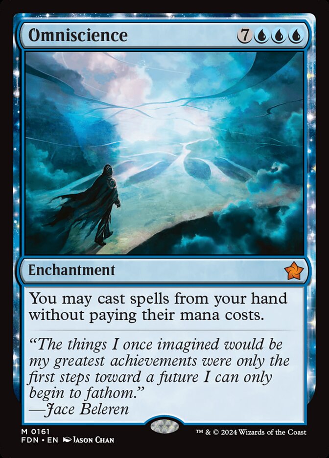 Omniscience 161 (Foundations)  - Foil | Good Games Adelaide SA