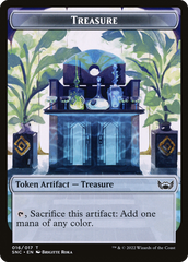 Boar // Treasure Double-Sided Token [Outlaws of Thunder Junction Commander Tokens] | Good Games Adelaide SA