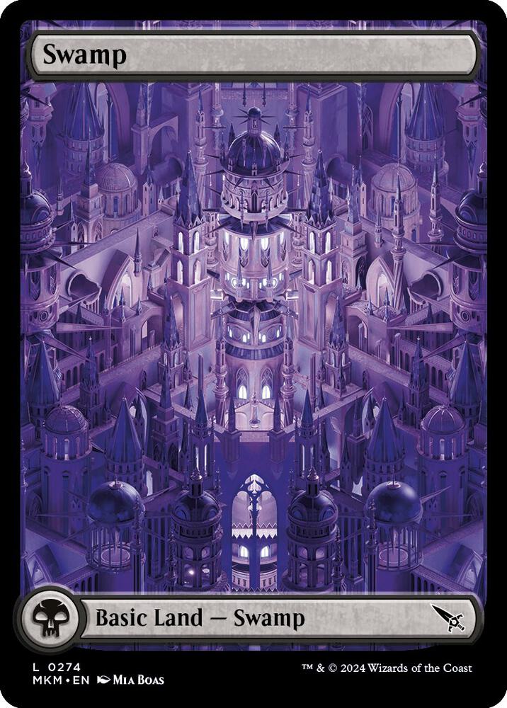 Swamp 274 (Murders at Karlov Manor)  - Foil | Good Games Adelaide SA