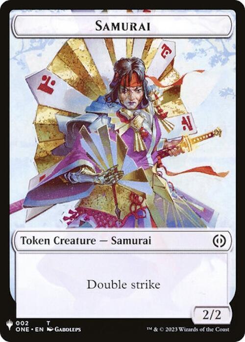 Samurai Clue Double Sided Token 2 // 40 (The List Reprints)  | Good Games Adelaide SA