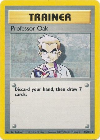 Professor Oak (88/102) [Base Set Unlimited] | Good Games Adelaide SA