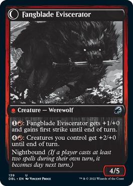 Fangblade Brigand // Fangblade Eviscerator [Innistrad: Double Feature] | Good Games Adelaide SA