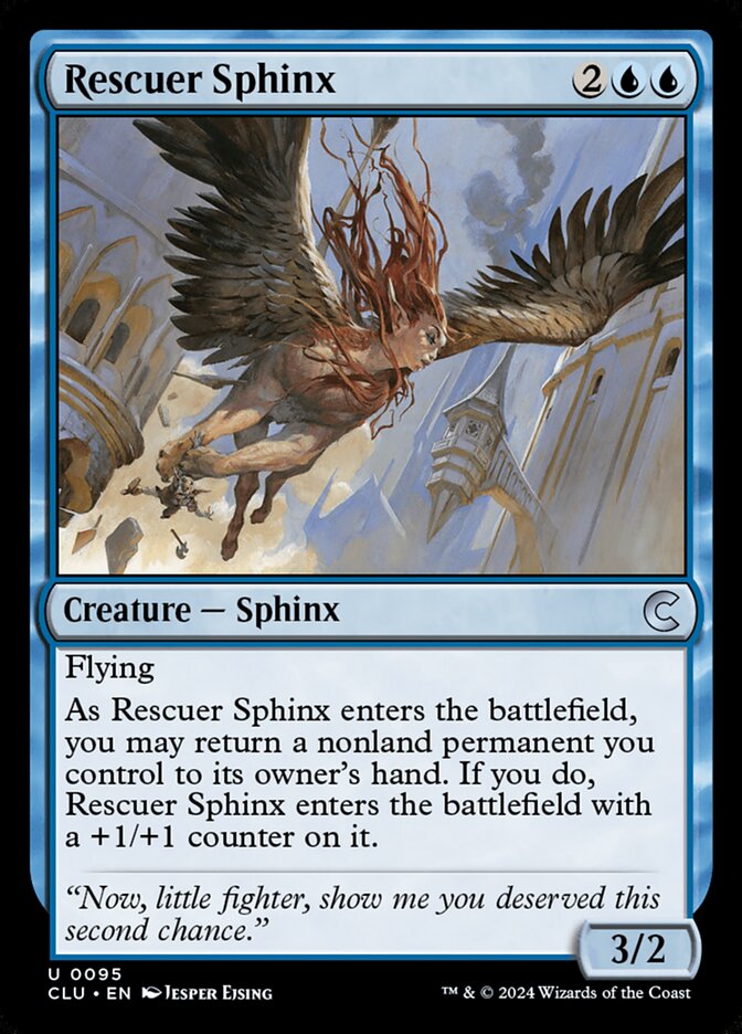 Rescuer Sphinx 95 (Ravnica: Clue Edition)  | Good Games Adelaide SA
