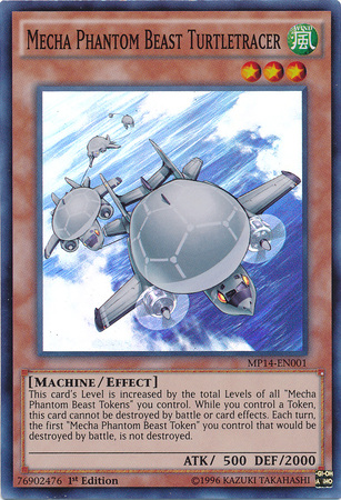 Mecha Phantom Beast Turtletracer [MP14-EN001] Super Rare | Good Games Adelaide SA