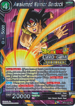 Awakened Warrior Bardock [BT3-110] | Good Games Adelaide SA