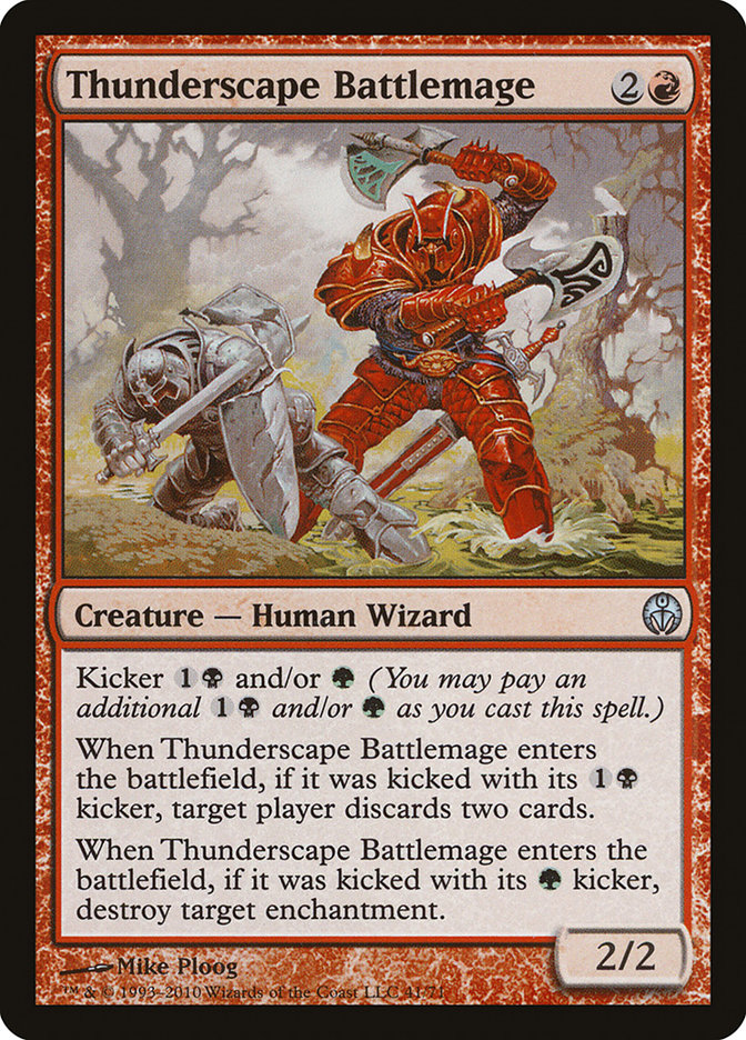 Thunderscape Battlemage [Duel Decks: Phyrexia vs. the Coalition] | Good Games Adelaide SA