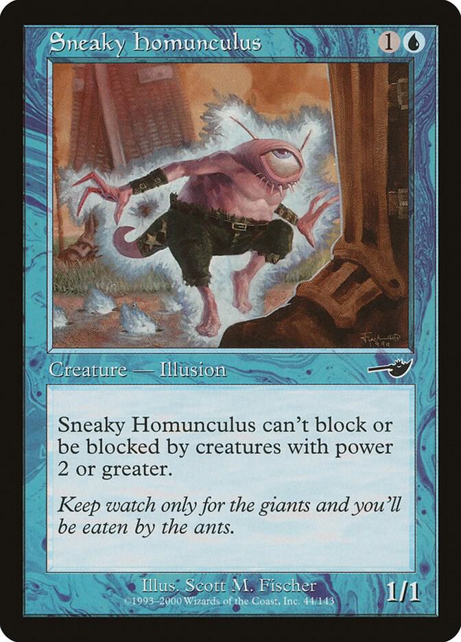 Sneaky Homunculus 44 (Nemesis)  - Foil | Good Games Adelaide SA