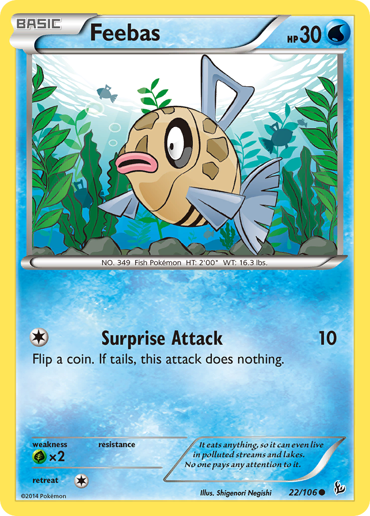 Feebas (22/106) [XY: Flashfire] | Good Games Adelaide SA