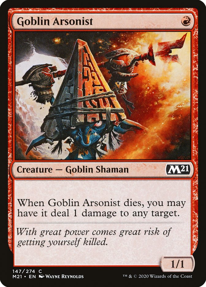 Goblin Arsonist 147 (Core Set 2021)  | Good Games Adelaide SA