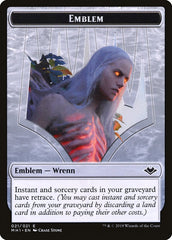 Illusion (005) // Emblem - Wrenn and Six (021) Double-sided Token [Modern Horizons Tokens] | Good Games Adelaide SA