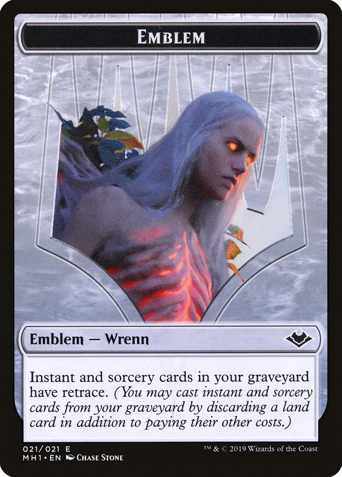 Soldier (004) // Emblem - Wrenn and Six (021) Double-sided Token [Modern Horizons Tokens] | Good Games Adelaide SA