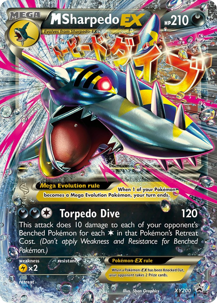 M Sharpedo EX (XY200) [XY: Black Star Promos] | Good Games Adelaide SA