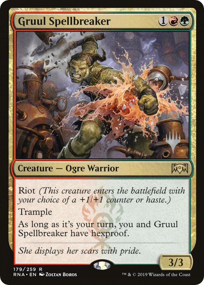 Gruul Spellbreaker 179 (Promo Pack: Throne of Eldraine)  - Foil | Good Games Adelaide SA