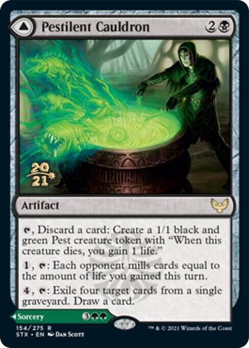 Pestilent Cauldron 154 (Prerelease Cards)  - Foil | Good Games Adelaide SA