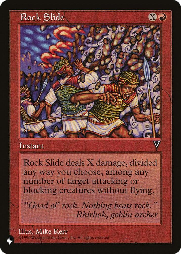 Rock Slide  (The List Reprints)  | Good Games Adelaide SA