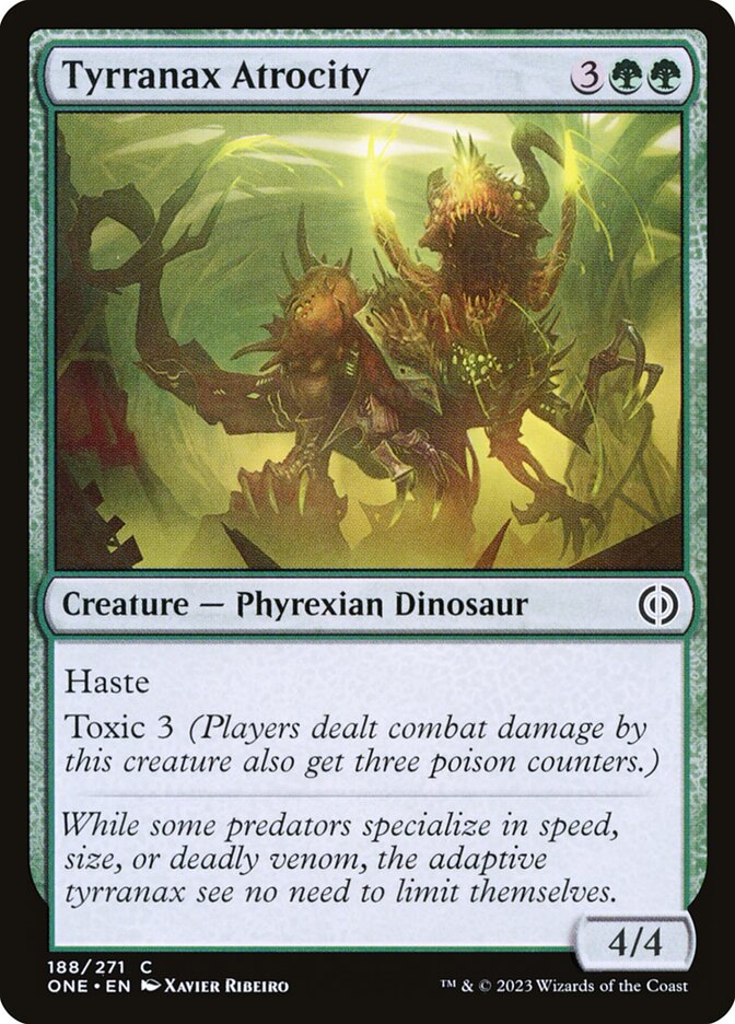 Tyrranax Atrocity 188 (Phyrexia: All Will Be One)  | Good Games Adelaide SA
