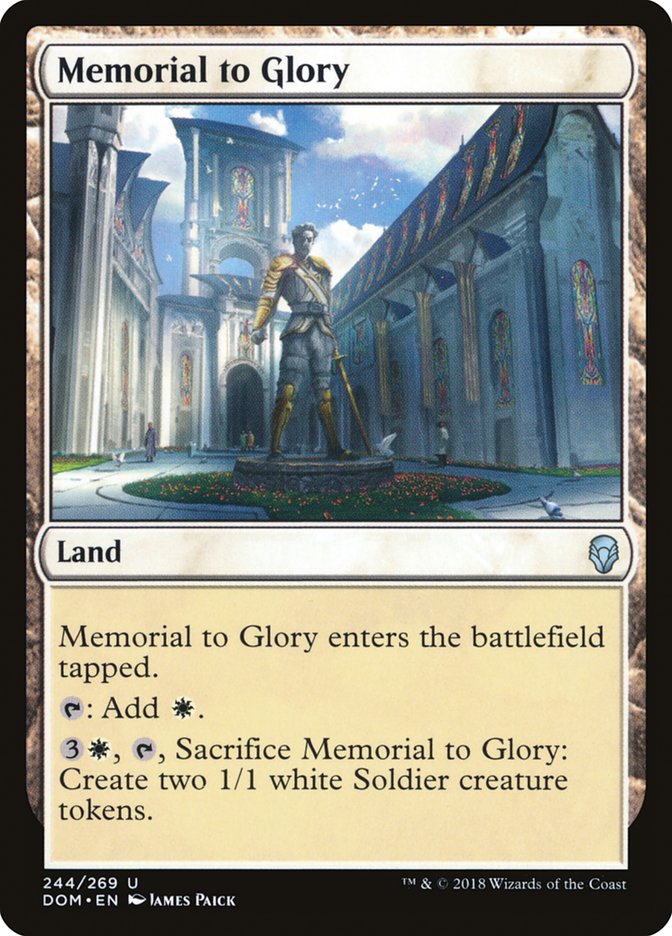 Memorial to Glory 244 (Dominaria)  | Good Games Adelaide SA