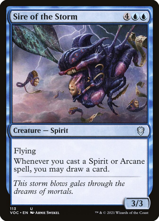 Sire of the Storm 113 (Commander: Innistrad: Crimson Vow)  | Good Games Adelaide SA