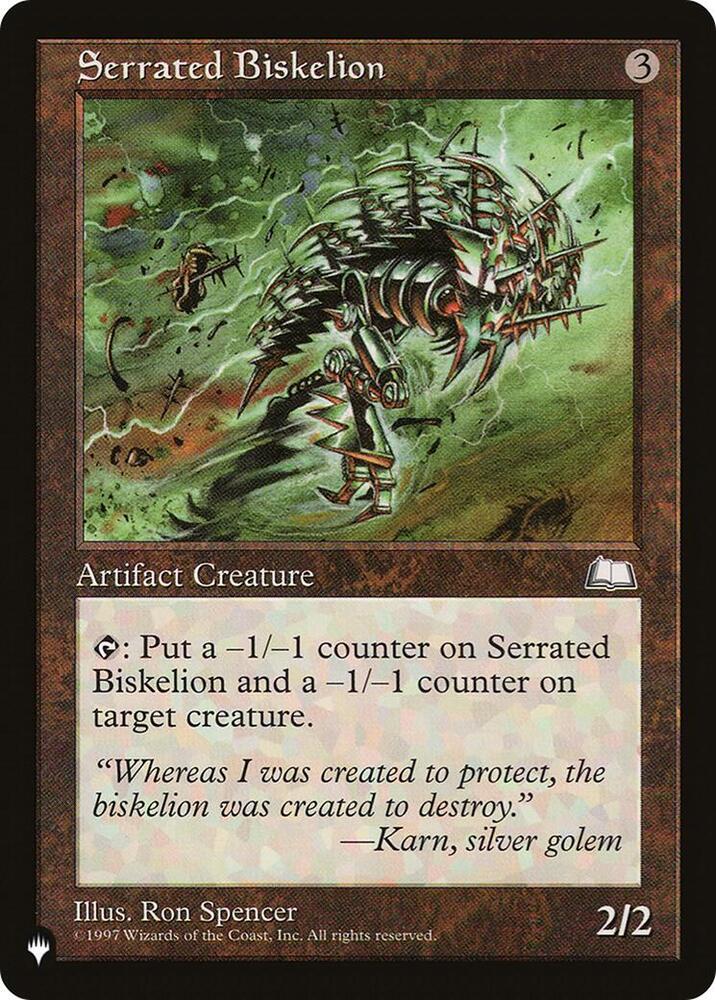 Serrated Biskelion  (The List Reprints)  | Good Games Adelaide SA