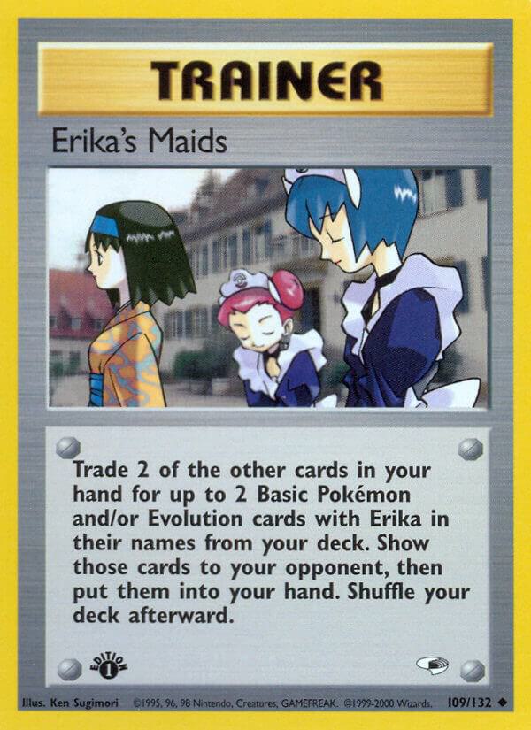 Erikas Maids 109/132 (Gym Heroes)  - 1st Edition | Good Games Adelaide SA