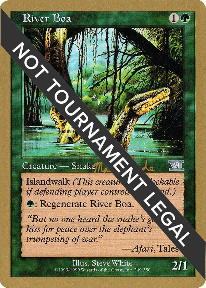 River Boa 1999 Matt Linde 6ED ml249/111 (World Championship Decks)  | Good Games Adelaide SA
