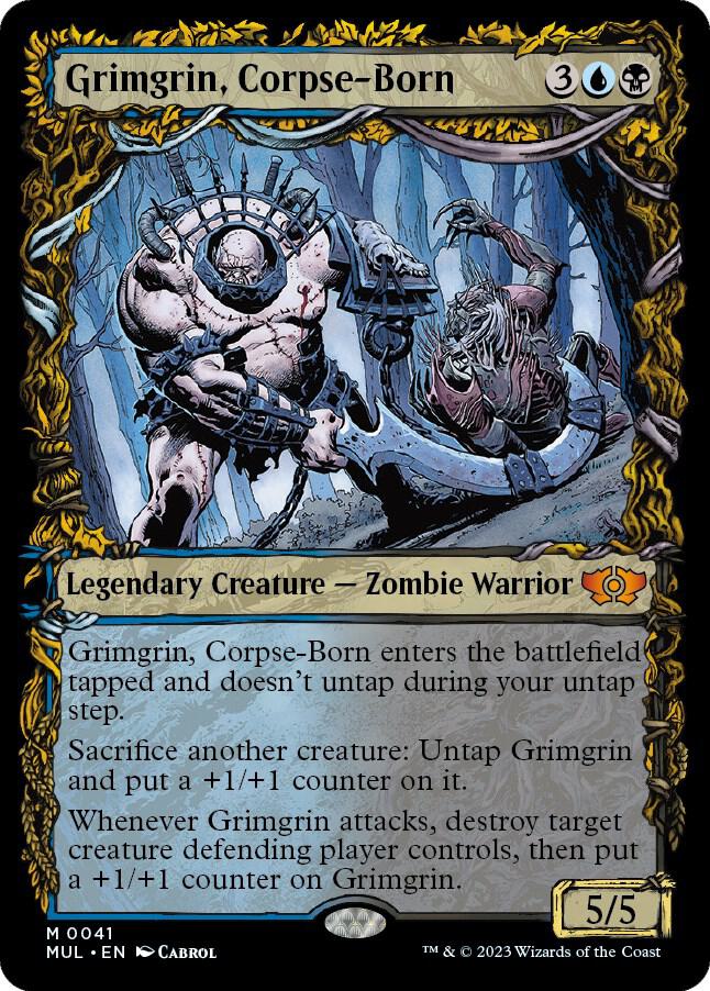 Grimgrin, Corpse-Born 41 (March of the Machine: Multiverse Legends)  - Showcase Foil | Good Games Adelaide SA