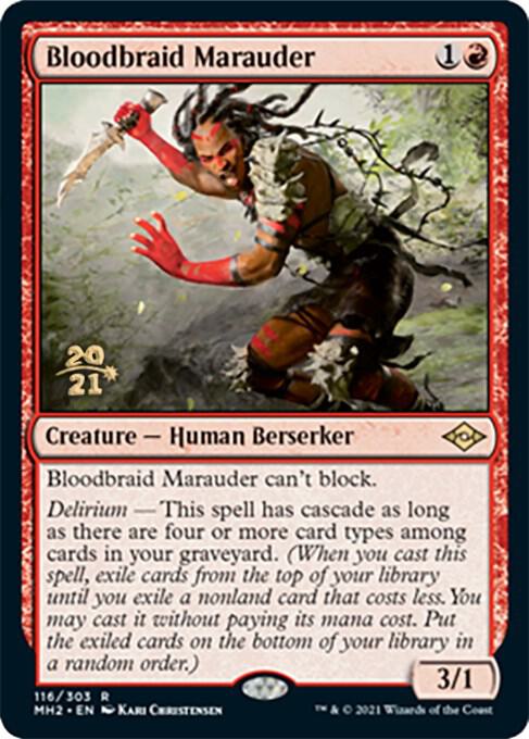 Bloodbraid Marauder 116 (Prerelease Cards)  - Foil | Good Games Adelaide SA