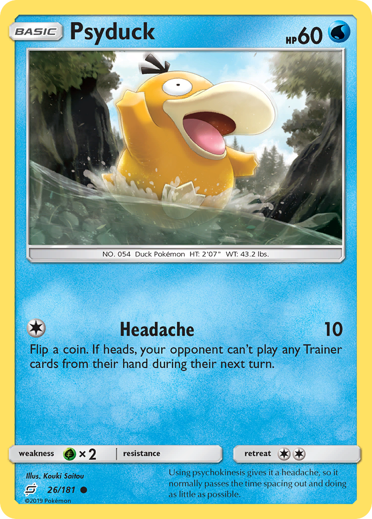 Psyduck (26/181) [Sun & Moon: Team Up] | Good Games Adelaide SA