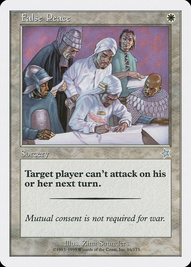 False Peace 16 (Starter 1999)  | Good Games Adelaide SA
