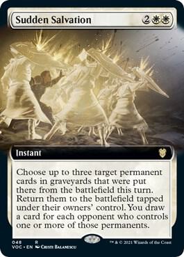 Sudden Salvation Extended Art 48 (Commander: Innistrad: Crimson Vow)  | Good Games Adelaide SA