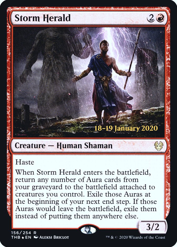 Storm Herald [Theros Beyond Death Prerelease Promos] | Good Games Adelaide SA