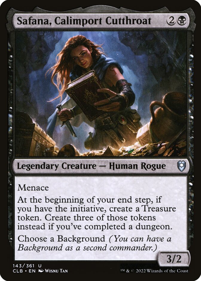 Safana, Calimport Cutthroat 143 (Commander Legends: Battle for Baldur's Gate)  - Foil | Good Games Adelaide SA