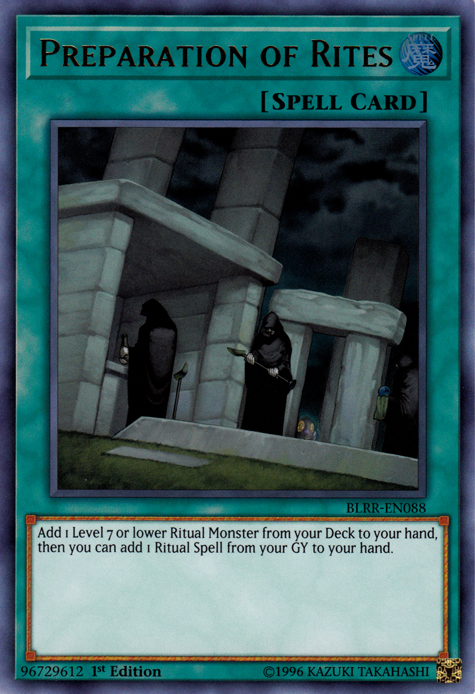 Preparation of Rites [BLRR-EN088] Ultra Rare | Good Games Adelaide SA