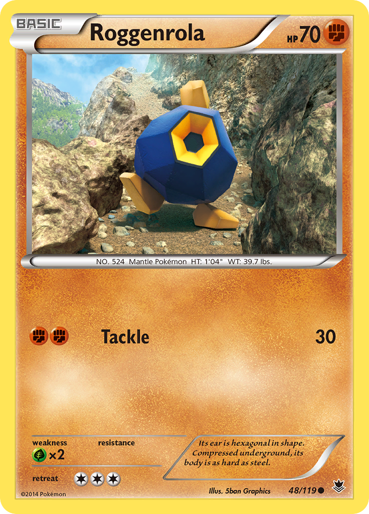 Roggenrola (48/119) [XY: Phantom Forces] | Good Games Adelaide SA