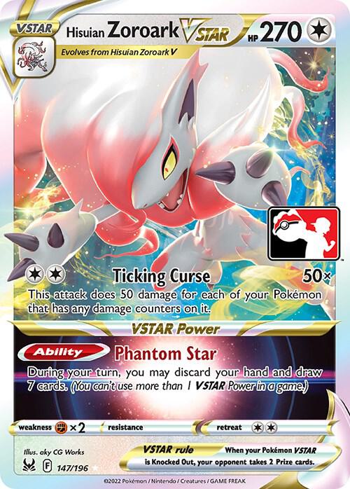 Hisuian Zoroark VSTAR Series 3 147/196 (Prize Pack Series Cards)  - Holofoil | Good Games Adelaide SA