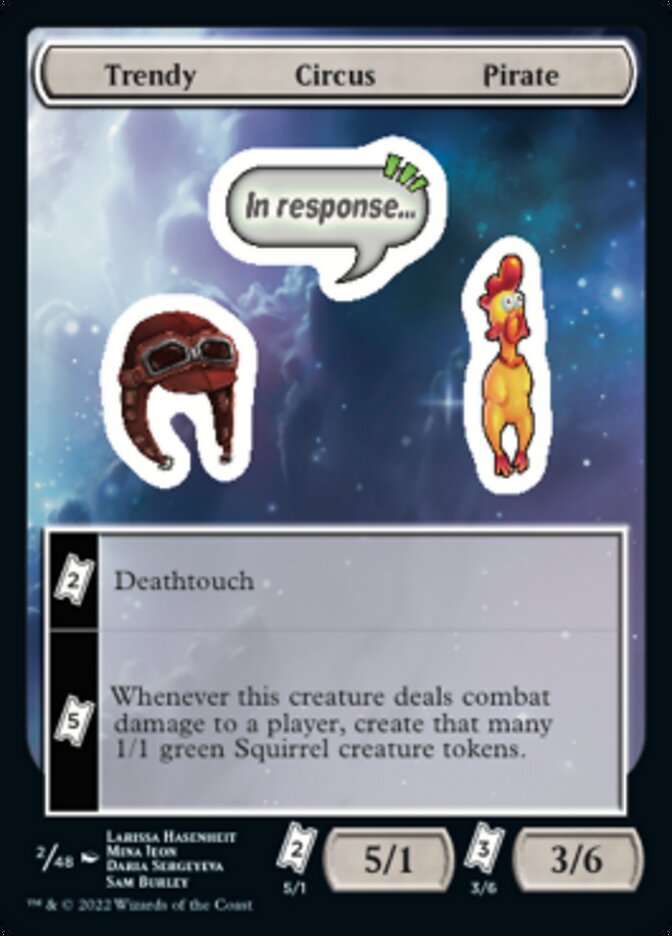 Trendy Circus Pirate [Unfinity Stickers] | Good Games Adelaide SA